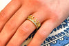 Yellow Gold Diamond Crown Ring