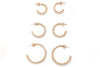 Freshwater Cultured Seed Pearl Hoops - Assorted Sizes